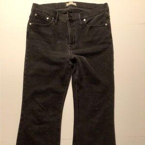 Madewell high-waist black cali demi boot jeans